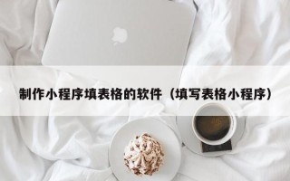 潍坊制作小程序填表格的软件（填写表格小程序）