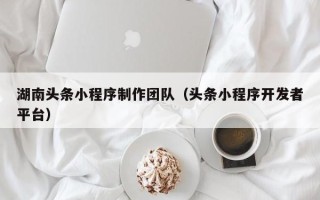 潍坊湖南头条小程序制作团队（头条小程序开发者平台）